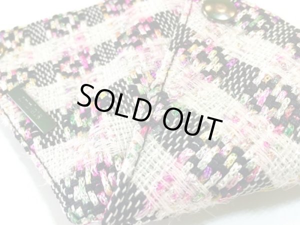 画像5: メタリックなツイードのコインケース (5)