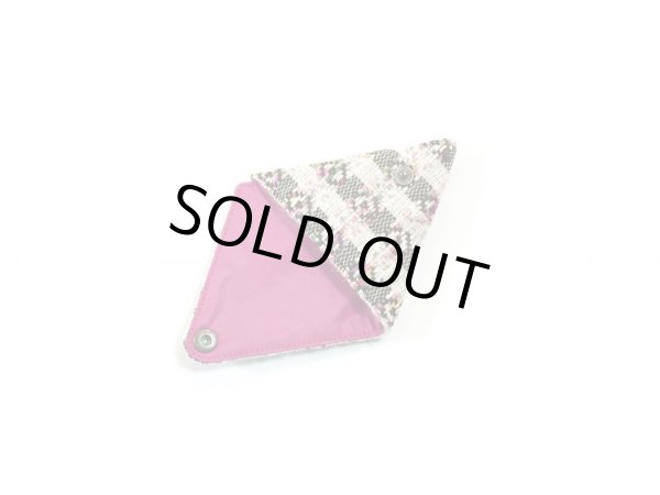 画像4: メタリックなツイードのコインケース (4)