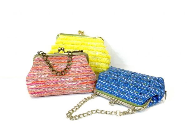 画像2: [オーダー用]１５cmクラッチ★チェーン付 (2)