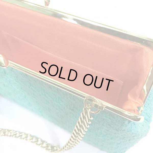 画像5: ターコイズグリーンのヴァンクラッチ　 (5)