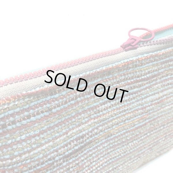 画像10: 水色ブラウンのマルチナポーチ (10)