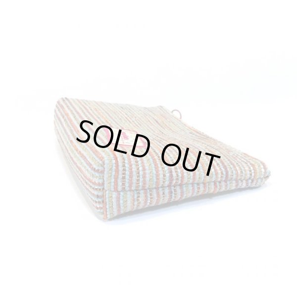 画像9: 水色ブラウンのマルチナポーチ (9)