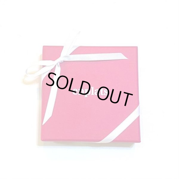 画像9: ツイードとアクリルの耳飾り　クリアブルー×ネイビー（イヤリング・ピアス可） (9)