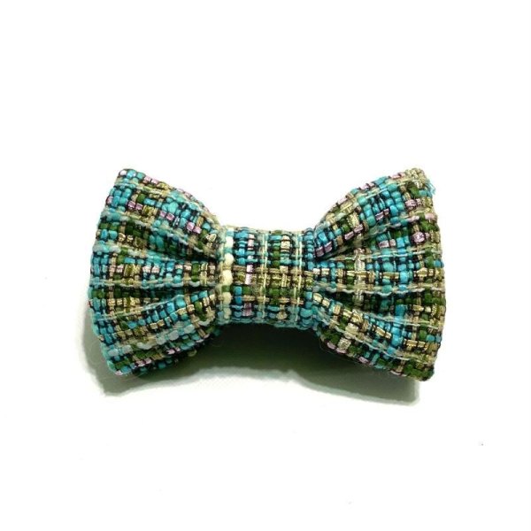 画像4: カーキなツイードのバナナクリップ (4)