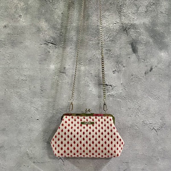 画像5: 水玉のツイードクラッチ18 (5)