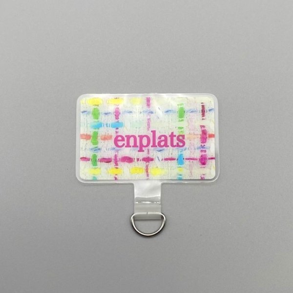 画像6: ピンクベージュのネックストラップ（フォンタブ付） (6)